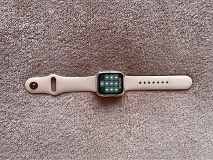 Apple Watch Series 6 GPS 44mm Gold Aluminum with Pink Sand Sport Band A2292  44mm in Aluminum - US