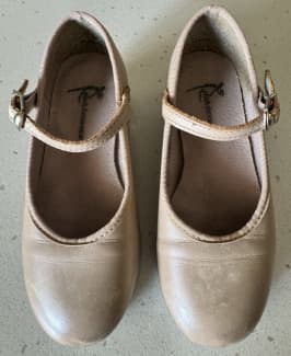 Tan buckle tap on sale shoes