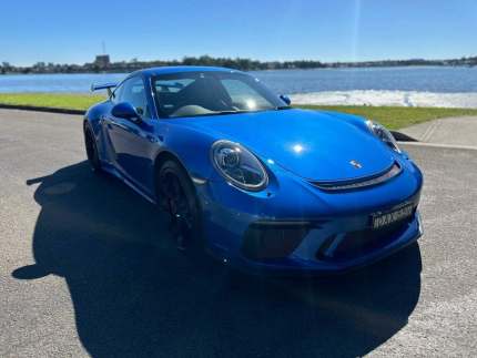 2018 Porsche 911 991 II MY18 GT3 PDK Blue 7 Speed Sports Automatic Dual Clutch Coupe Five Dock Canada Bay Area Preview