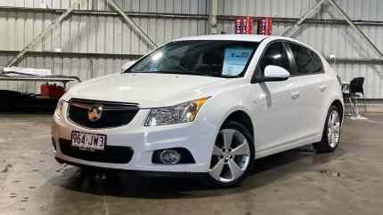 2014 Holden Cruze JH Series II MY14 Equipe White 6 Speed Sports Automatic Hatchback Rocklea Brisbane South West Preview