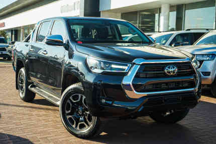 2023 Toyota Hilux GUN126R SR5 Double Cab Eclipse Black 6 Speed Sports Automatic Utility Midland Swan Area Preview