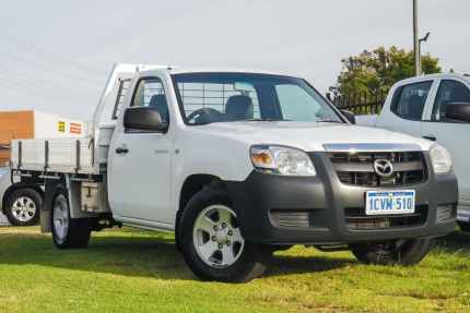 2008 Mazda BT-50 UNY0W3 DX 4x2 White 5 Speed Manual Cab Chassis Wangara Wanneroo Area Preview
