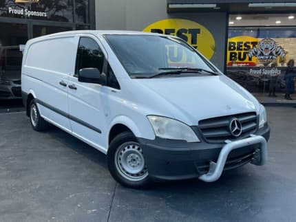 2012 Mercedes-Benz Vito 639 MY11 113CDI LWB White 5 Speed Automatic Van Campbelltown Campbelltown Area Preview