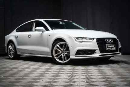 2017 Audi A7 4G MY18 Sportback S Tronic Quattro White 7 Speed Sports Automatic Dual Clutch Hatchback Canning Vale Canning Area Preview