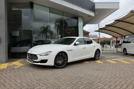 2018 Maserati Ghibli M157 MY18 White 8 Speed Sports Automatic Sedan Burwood Burwood Area Preview