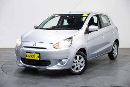 2013 Mitsubishi Mirage LA MY14 ES Silver 5 Speed Manual Hatchback Edgewater Joondalup Area Preview