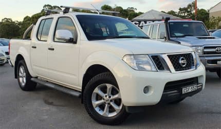 2012 Nissan Navara D40 MY12 ST (4x4) White 5 Speed Automatic Dual Cab Pick-up Edgeworth Lake Macquarie Area Preview