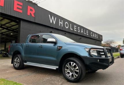 2014 Ford Ranger PX XLS Double Cab Blue 6 Speed Sports Automatic Utility Mayfield West Newcastle Area Preview