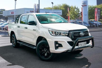 2019 Toyota Hilux GUN126R Rogue Double Cab White 6 Speed Sports Automatic Utility Adelaide CBD Adelaide City Preview