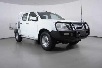 2016 Isuzu D-MAX TF MY15 SX (4x4) Splash White 5 Speed Manual Crew Cab Chassis Bentley Canning Area Preview