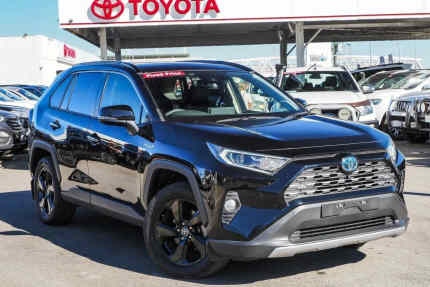 2021 Toyota RAV4 Axah52R Cruiser 2WD Eclipse Black 6 Speed Constant Variable Wagon Hybrid Osborne Park Stirling Area Preview
