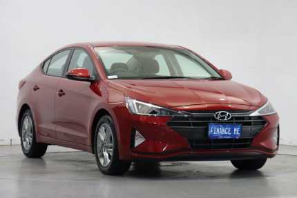 2020 Hyundai Elantra AD.2 MY20 Active Fiery Red 6 Speed Sports Automatic Sedan Victoria Park Victoria Park Area Preview