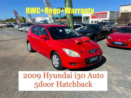 2009 Hyundai i30 FD MY09 SX Red 4 Speed Automatic Hatchback Archerfield Brisbane South West Preview