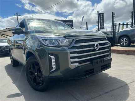 2023 Ssangyong Musso XLV Q261 MY24 Ultimate Amazonian Green 6 Speed Automatic Crew Cab Pickup Rutherford Maitland Area Preview