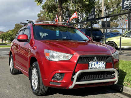 2011 Mitsubishi ASX XA (2WD) Red Continuous Variable Wagon West Footscray Maribyrnong Area Preview