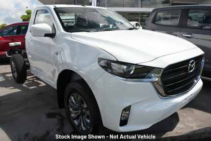 2023 Mazda BT-50 TFS40J XT Ice White 6 Speed Sports Automatic Cab Chassis Ipswich Ipswich City Preview