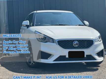 2022 MG MG3 SZP1 MY22 Excite Dover White 4 Speed Automatic Hatchback Bundoora Banyule Area Preview