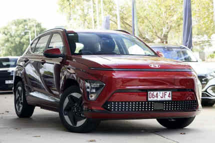 2023 Hyundai Kona SX2.V1 MY24 Electric 2WD Ultimate Red 1 Speed Reduction Gear Wagon Toowoomba Toowoomba City Preview