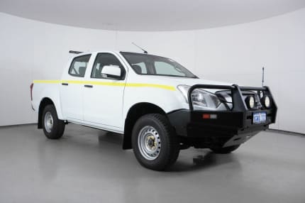 2018 Isuzu D-MAX TF MY18 SX (4x4) White 6 Speed Automatic Crew Cab Chassis Bentley Canning Area Preview