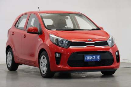 2021 Kia Picanto JA MY21 S Red 4 Speed Automatic Hatchback Victoria Park Victoria Park Area Preview