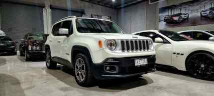 2017 Jeep Renegade BU MY17 Limited DDCT White 6 Speed Sports Automatic Dual Clutch Hatchback Laverton North Wyndham Area Preview