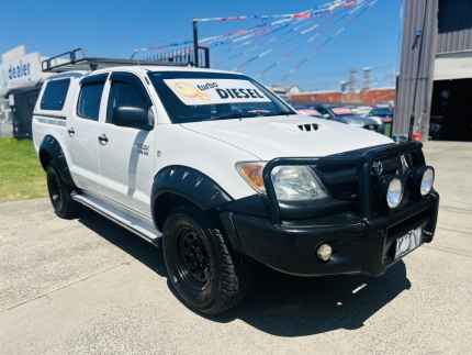 2007 Toyota Hilux KUN26R 06 Upgrade SR (4x4) White 4 Speed Automatic Dual Cab Pick-up Brooklyn Brimbank Area Preview