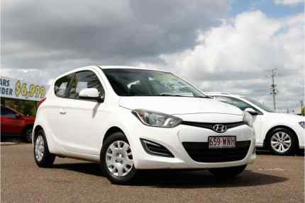 2013 Hyundai i20 PB Active White Manual Hatchback Moorooka Brisbane South West Preview