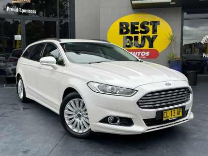 2016 Ford Mondeo MD Trend White 6 Speed Sports Automatic Dual Clutch Wagon Campbelltown Campbelltown Area Preview