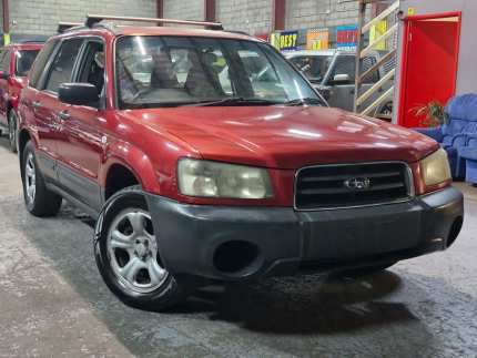 2004 Subaru Forester 79V MY04 X AWD Red 5 Speed Manual Wagon Clontarf Redcliffe Area Preview