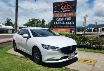 2022 Mazda 6 600S Touring White 6 Speed Automatic Sedan Bungalow Cairns City Preview
