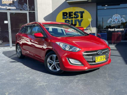 2015 Hyundai i30 GD Active Tourer Red 6 Speed Sports Automatic Wagon Campbelltown Campbelltown Area Preview
