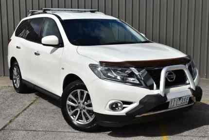 2016 Nissan Pathfinder R52 MY15 ST X-tronic 2WD White 1 Speed Constant Variable Wagon Hallam Casey Area Preview