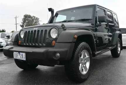 2009 Jeep Wrangler JK MY2010 Unlimited Sport Black 5 Speed Automatic Softtop Coburg North Moreland Area Preview