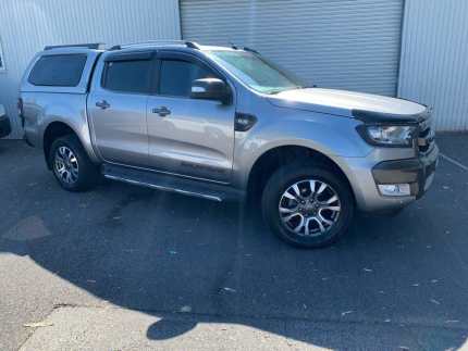 2016 Ford Ranger PX MkII Wildtrak Double Cab Silver 6 Speed Sports Automatic Utility West Gosford Gosford Area Preview