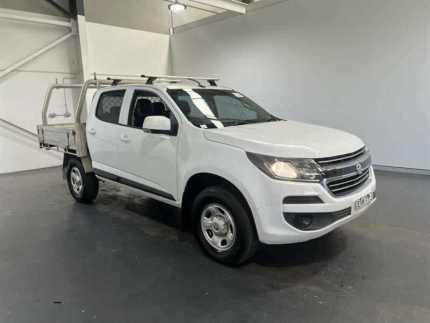 2018 Holden Colorado RG MY19 LS (4x4) White 6 Speed Automatic Crew Cab Chassis Beresfield Newcastle Area Preview