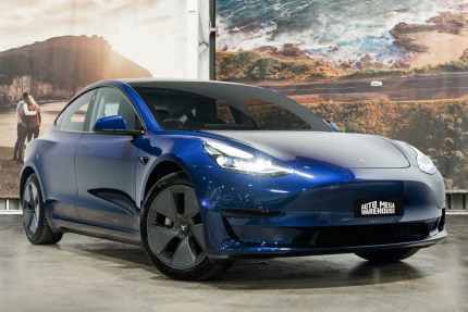 2021 Tesla Model 3 MY21 Standard Range Plus Blue 1 Speed Reduction Gear Sedan Plympton West Torrens Area Preview