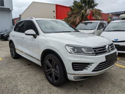 2015 Volkswagen Touareg 7P MY16 V8 TDI R-Line White Sports Automatic Wagon Taren Point Sutherland Area Preview