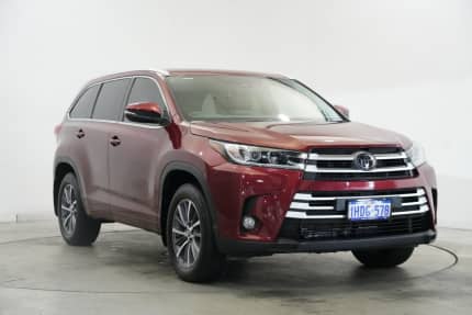 2019 Toyota Kluger GSU55R GXL AWD Burgundy 8 Speed Sports Automatic Wagon Victoria Park Victoria Park Area Preview