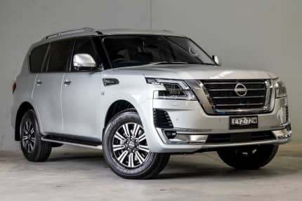 2022 Nissan Patrol Y62 MY22 TI-L Silver 7 Speed Sports Automatic Wagon Smeaton Grange Camden Area Preview