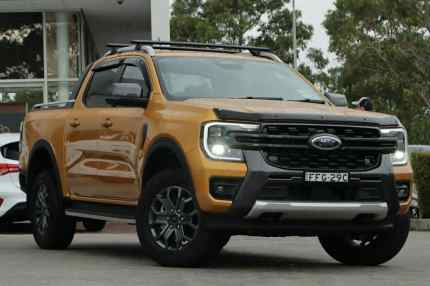 2023 Ford Ranger PY 2022MY Wildtrak Yellow 10 Speed Sports Automatic Double Cab Pick Up Narellan Camden Area Preview