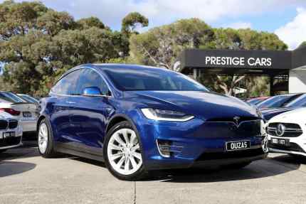 2017 Tesla Model X 75D AWD Blue 1 Speed Reduction Gear Wagon Balwyn Boroondara Area Preview