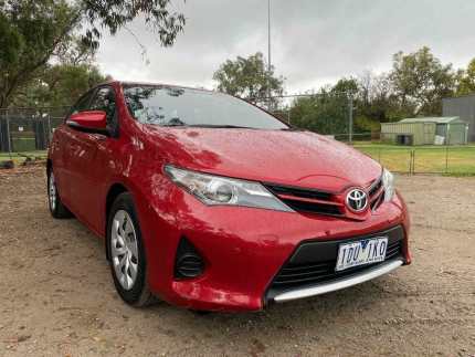 2014 Toyota Corolla ZRE182R Ascent S-CVT Red 7 Speed Constant Variable Hatchback Ringwood Maroondah Area Preview