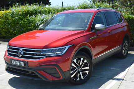 2022 Volkswagen Tiguan 5N MY22 162TSI Adventure DSG 4MOTION Allspace Red 7 Speed Maitland Maitland Area Preview