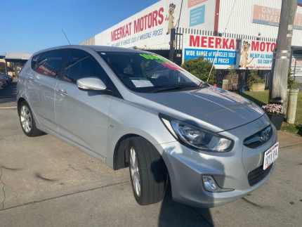 2012 Hyundai Accent RB Premium Hatchback 5dr Spts Auto 4sp 1.6i Silver Sports Automatic Hatchback Wangara Wanneroo Area Preview