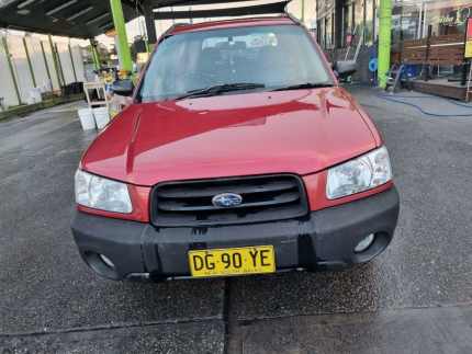 2002 Subaru Forester MY03 XS Red 5 Speed Manual Wagon Lansvale Liverpool Area Preview