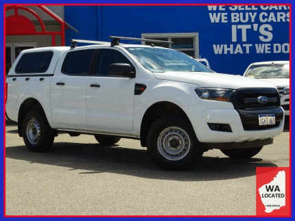 2017 Ford Ranger PX MkII XL Hi-Rider White 6 Speed Sports Automatic Utility Welshpool Canning Area Preview