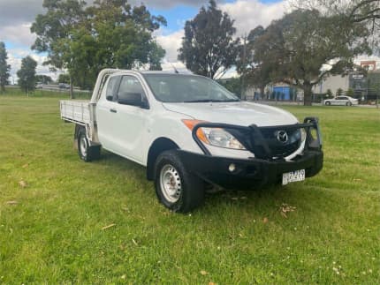 2011 Mazda BT-50 UP0YF1 XT White 6 Speed Manual Cab Chassis Dandenong Greater Dandenong Preview