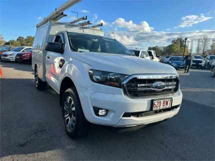2018 Ford Ranger PX MkII 2018.00MY XL Hi-Rider White 6 Speed Sports Automatic Cab Chassis Elderslie Camden Area Preview