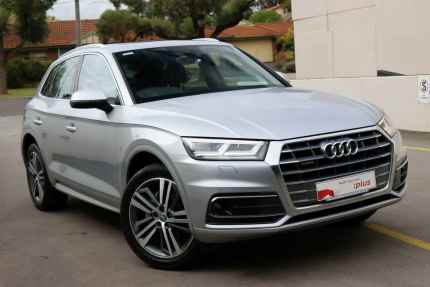2018 Audi Q5 FY MY18 TDI S Tronic Quattro Ultra Sport Silver 7 Speed Sports Automatic Dual Clutch Burwood Whitehorse Area Preview