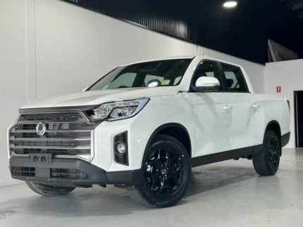 2024 Ssangyong Musso Q261 MY24 Ultimate Luxury Crew Cab Grand White 6 Speed Sports Automatic Utility West Wodonga Wodonga Area Preview